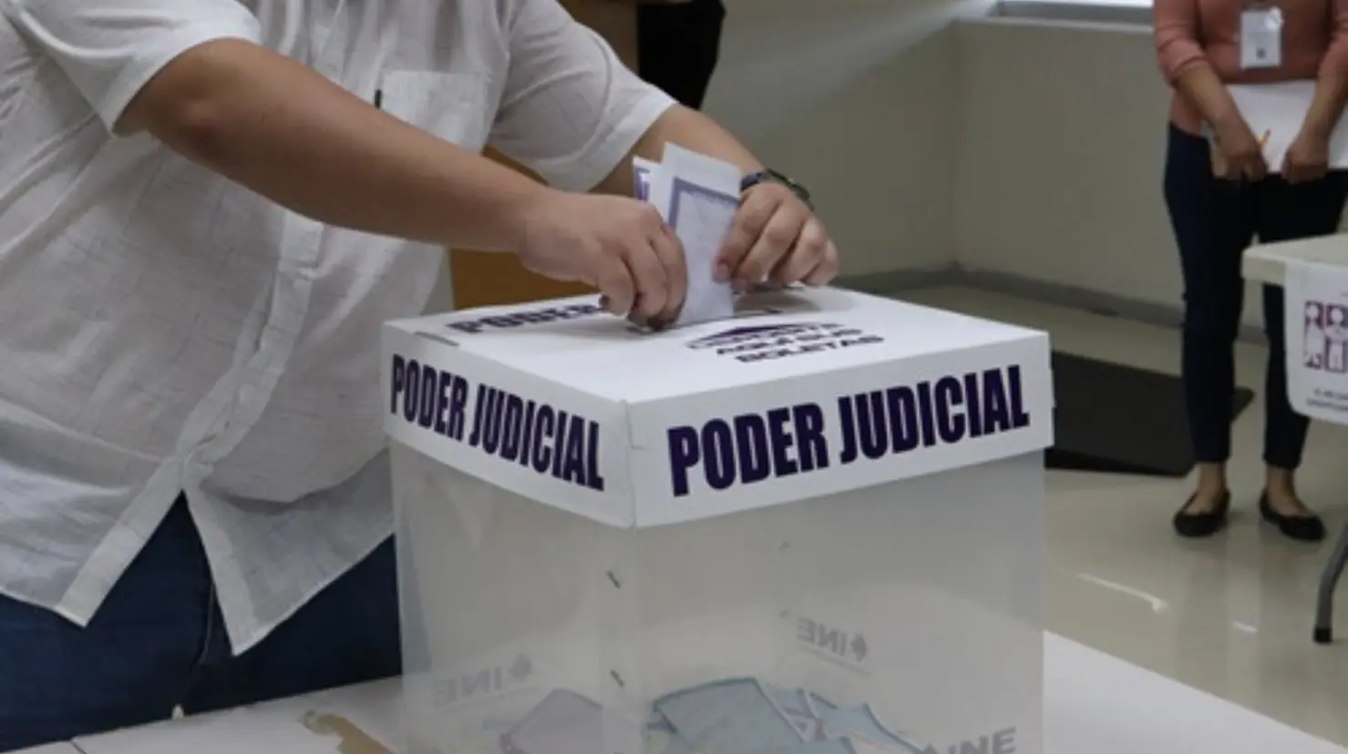 INE abre espacio para denunciar posibles violaciones a la “8 de 8” en candidaturas judiciales. Foto: INE