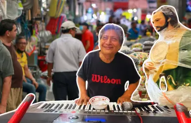 Adulto mayor canta en parques y mercados de Mérida para subsistir