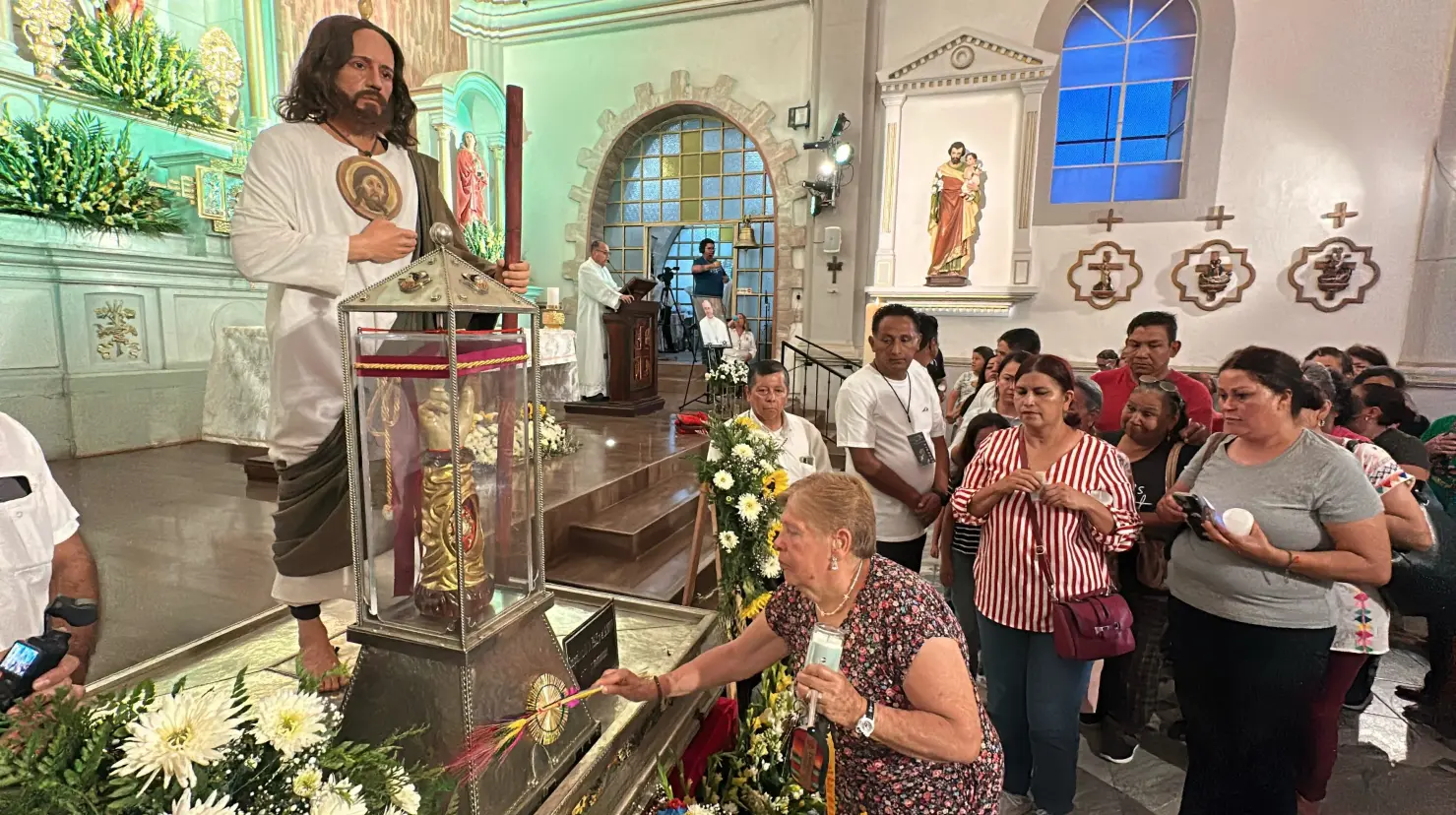 Llegaron a Saltillo las reliquias de san Judas Tadeo. (Fotografía: Leslie Delgado)