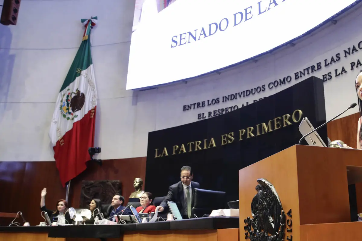 Pleno del Senado de la República. Foto: Senado de la República