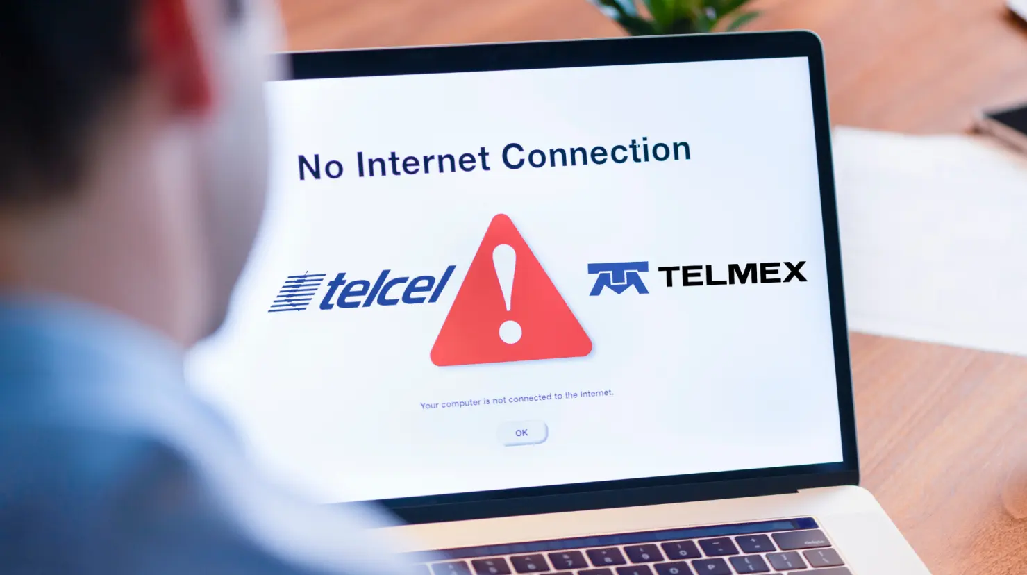 Telcel y Telmex sufren falla a nivel nacional. Foto: Canva | Telcel | Telmex