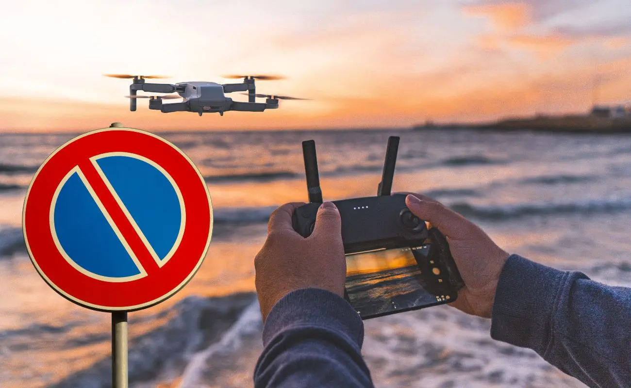 ¿En qué lugares está prohibido volar drones? Foto: Canva