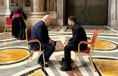 Volodimir Zelensky revela plática que tuvo con Donald Trump durante funeral del Papa Francisco
