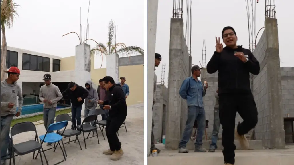 Arqui Diego Alvarado celebra el día del albañil en Saltillo