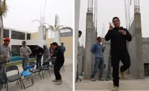 Arqui Diego Alvarado celebra el día del albañil en Saltillo