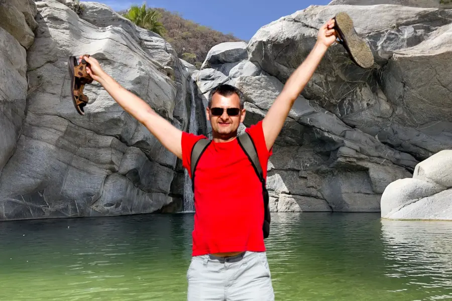 Cañón de la Zorra el oasis escondido de Baja California Sur con cascada todo el año
