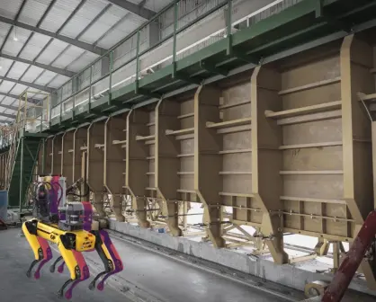Conoce a Teo, el robot que ayuda en la supervisión de la obra de la L6 del Metro en Monterrey