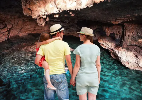 Este cenote es el más tranquilo para nadar con la familia en Yucatán