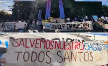 Protestan en Todos Santos contra The Palmoral y Cabo Santo por daños al agua y ecosistemas