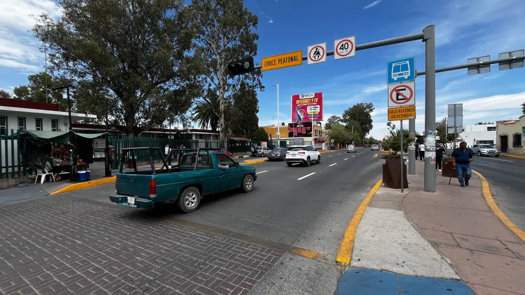 El crucero de Durango que es antipeatones
