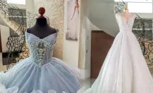 La calle del centro de Durango que es famosa por sus negocios de novias y quinceañeras