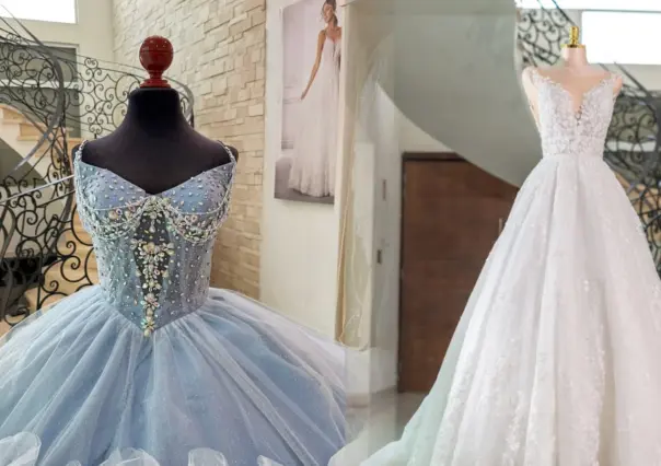 La calle del centro de Durango que es famosa por sus negocios de novias y quinceañeras