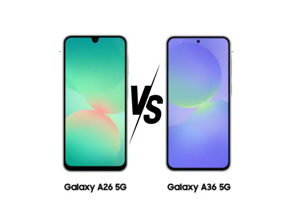 Samsung Galaxy A26 vs Samsung Galaxy A36: ¿cuál es mejor, según la IA?