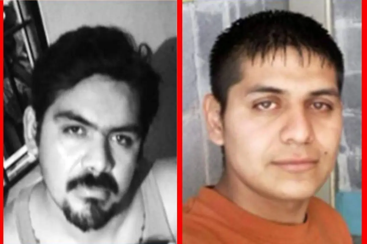 La Fiscalía General de Justicia del Estado de Nuevo León emitió una ficha de búsqueda para localizar a los hermanos Antonio Arroyo Palacios y Lorenzo Arroyo Palacios. Foto: Grupo Especializado de Búsqueda Inmediata