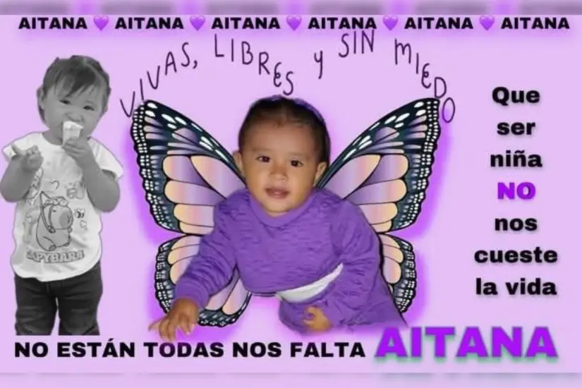 El caso de violencia y asesinato de la pequeña Aitana ha consternado al sur de Tamaulipas. Foto: Axel Hassel