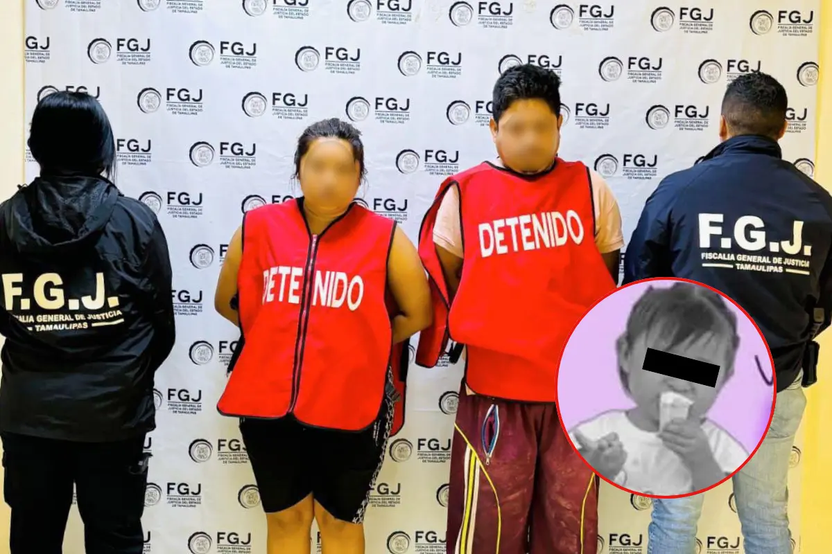 La madre de Aitana y su pareja sentimental fueron detenidos por la Fiscalía Estatal. Foto: Axel Hassel