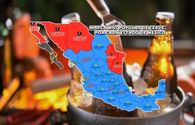 ¿Sabes cuál es la cerveza favorita en Baja California Sur? Mira este mapa