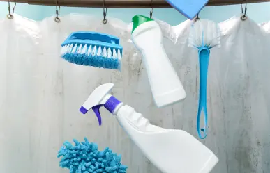 Dile adiós al moho de la cortina de baño con este eficaz truco de limpieza