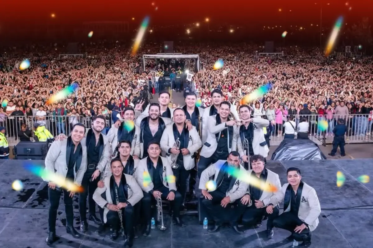 La Arrolladora Banda El Limón en concierto (Foto: IG @arrolladoraoficial, @navaboyyy, @renecamacho_abl, @fercaproduccionesllc, @miguelarrolladora, @esaul_garcia / Canva)