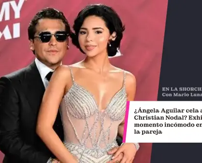 ¿Ángela Aguilar cela a Christian Nodal?: exhiben momento incómodo entre la pareja