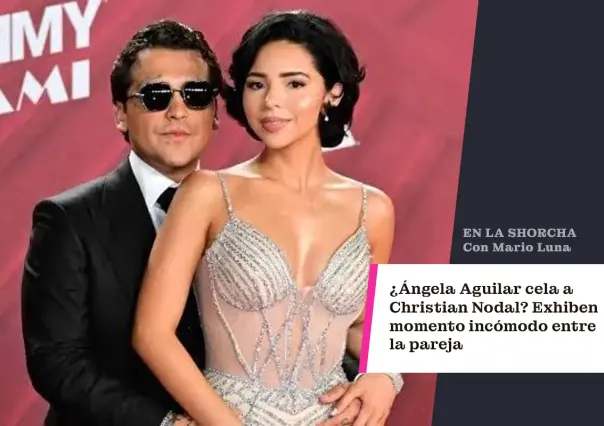¿Ángela Aguilar cela a Christian Nodal?: exhiben momento incómodo entre la pareja