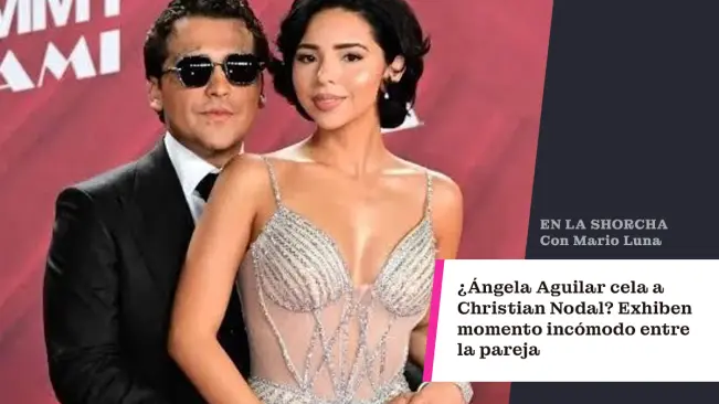 ¿Ángela Aguilar cela a Christian Nodal?: exhiben momento incómodo entre la pareja