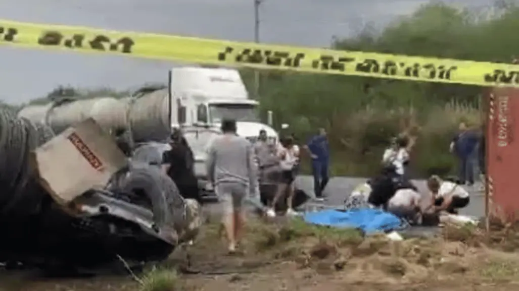 Identifican a familia fallecida en Tamaulipas, eran de Montemorelos