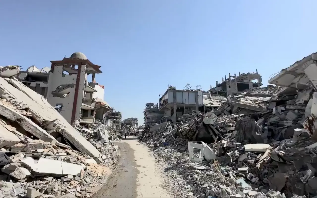 Franja de Gaza. Captura de pantalla: X (@UNRWA)