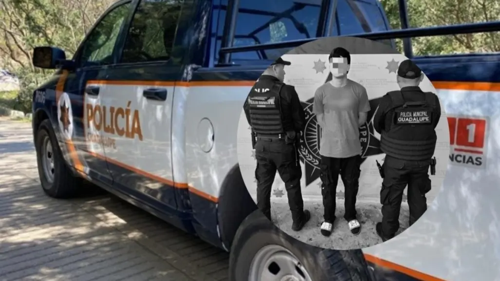 Policía de Guadalupe arresta a joven por amenazar a su pareja y menor
