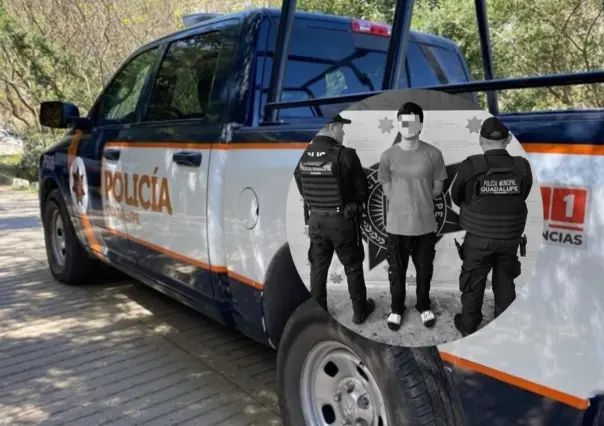 Policía de Guadalupe arresta a joven por amenazar a su pareja y menor