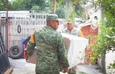 Defensa inicia con la entrega de enseres a familias afectadas por lluvias en Reynosa y Río Bravo
