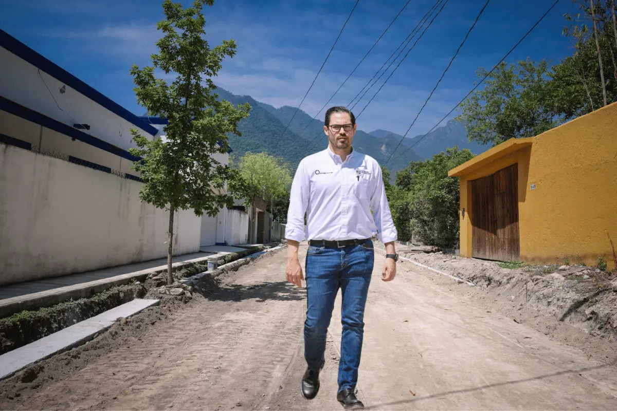David De la Peña aseguró que el plan de obras públicas 2025 está en marcha y continuará ejecutándose en diversas zonas del municipio. Foto: Canva.