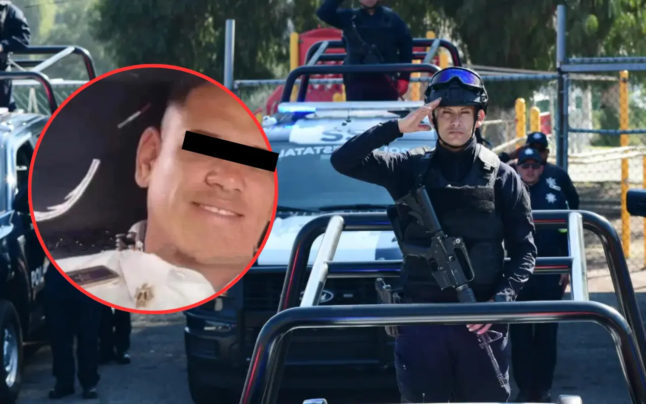 Yoshiguen Martínez, conocido como el comandante “Aries” y exmando de la Policía Municipal de Ixtapaluca, falleció tras permanecer hospitalizado. Foto: GEM (Canva)