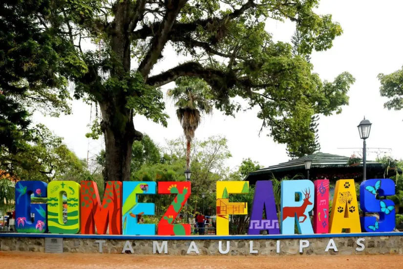 Plaza principal de Gómez Farías, Tamaulipas | Foto: FB Gómez Farías Tamaulipas