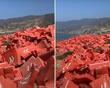 ¿Conoces la montaña de plástico de Baja California que aparece en Google Maps?