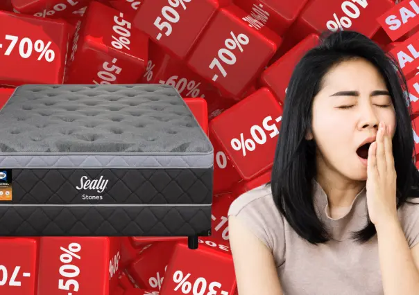 Liverpool tiene esta base y colchón Sealy con 12 mil 809 pesos de descuento