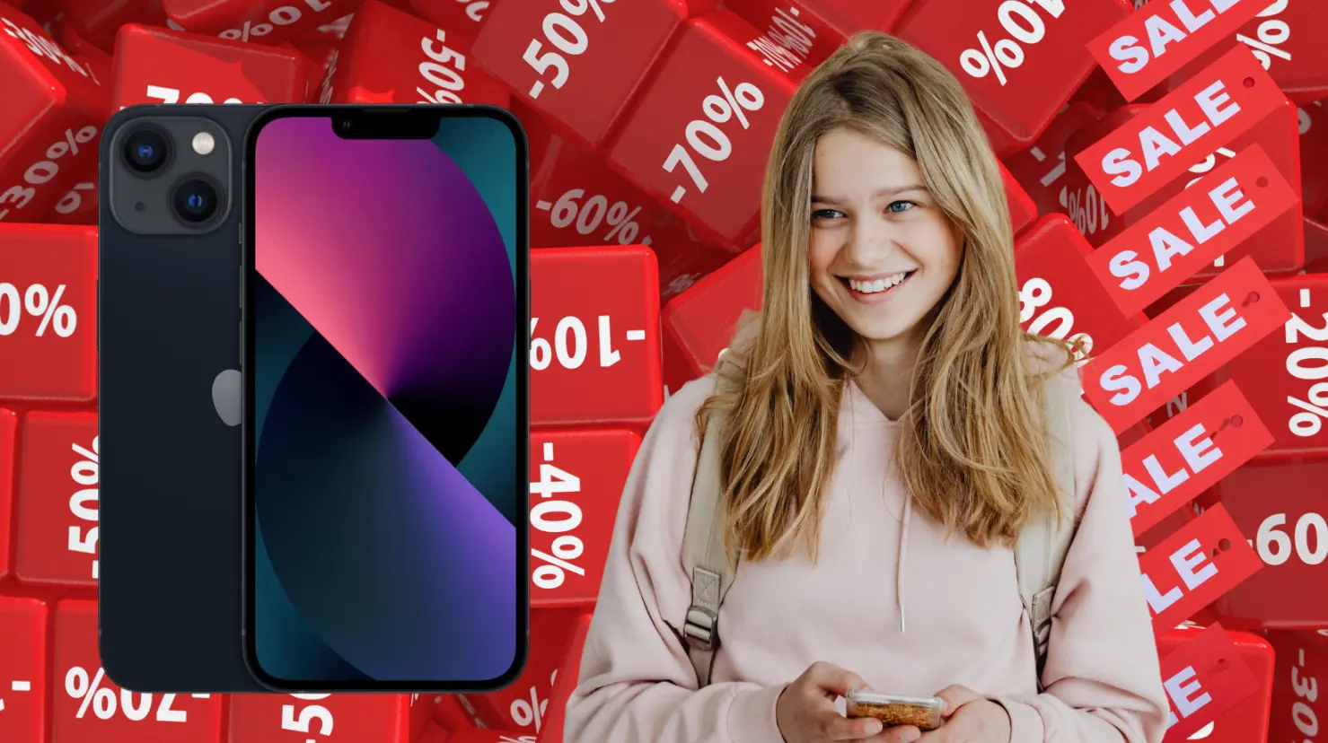 Liverpool tiene este iPhone 13 con el 31% de descuento. Foto: Canva | Liverpool.