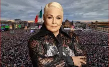 Todo listo para el concierto de Lupita D Alessio en el Zócalo de la Cdmx