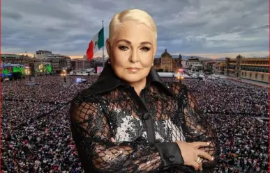 Todo listo para el concierto de Lupita D Alessio en el Zócalo de la Cdmx