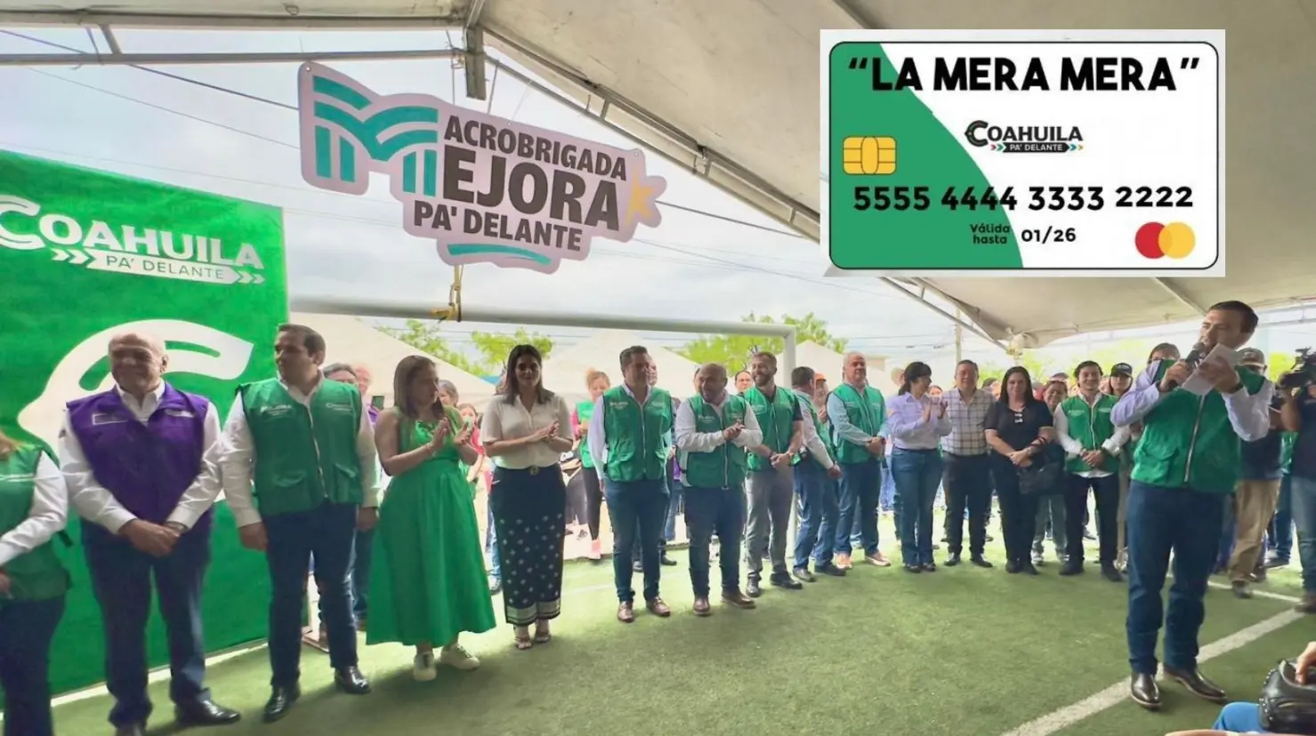 La Tarjeta La Mera Mera es impulsada por Mejora Coahuila. (Fotografía: Mejora Coahuila)