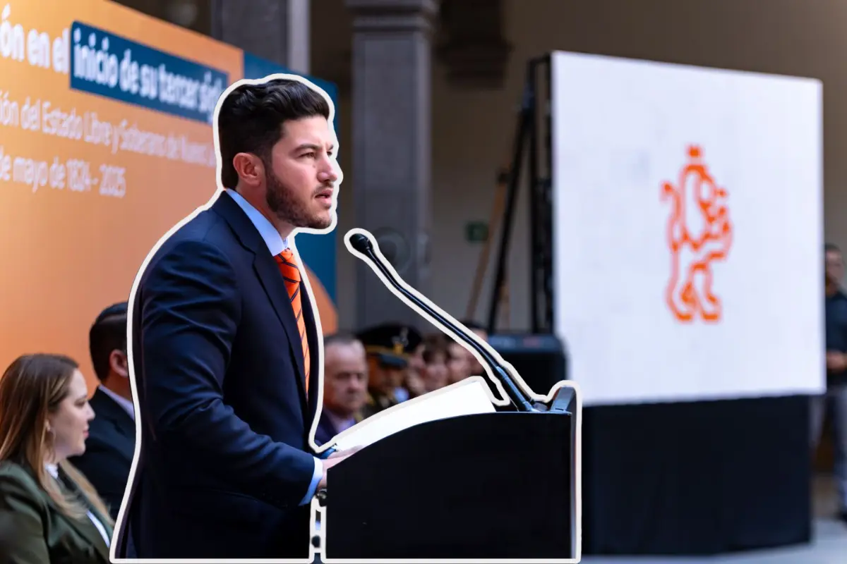 El gobernador Samuel García, encabezó la celebración del 201 aniversario de Nuevo León/Foto: Gobierno de Nuevo León