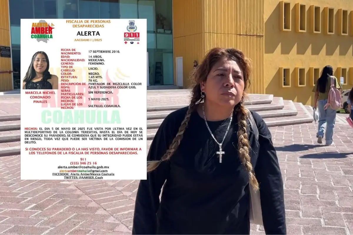 Piden ayuda para encontrar a Marcela Michel. Fotos de Dalia Moreno.