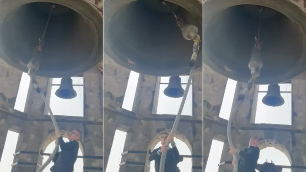 VIDEO | ¡Habemus Papam! Así sonaron las campanas de la Catedral de CDMX tras la elección del nuevo sumo pontífice