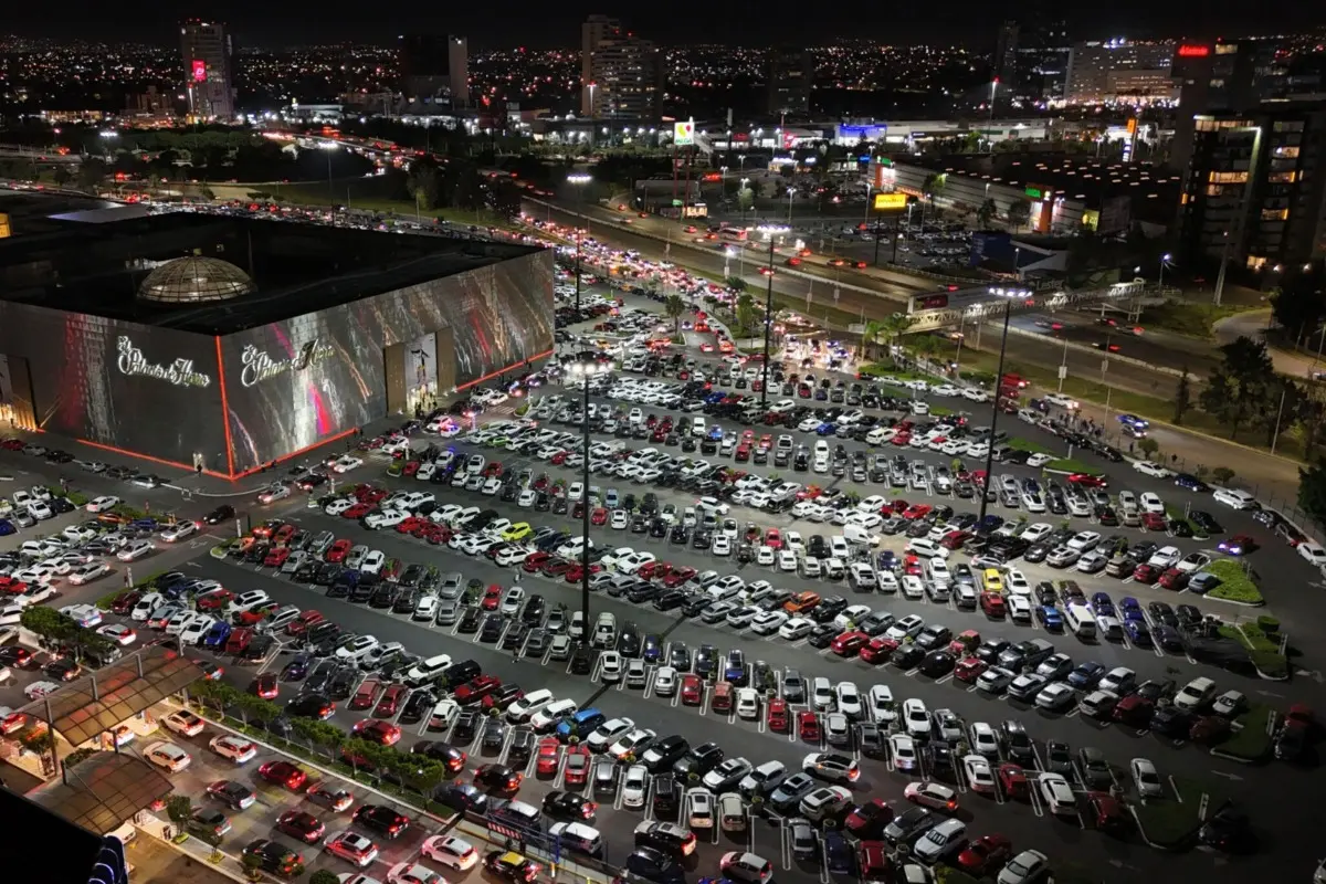 Apagón en la ciudad de Puebla Foto: Carlos Rocha