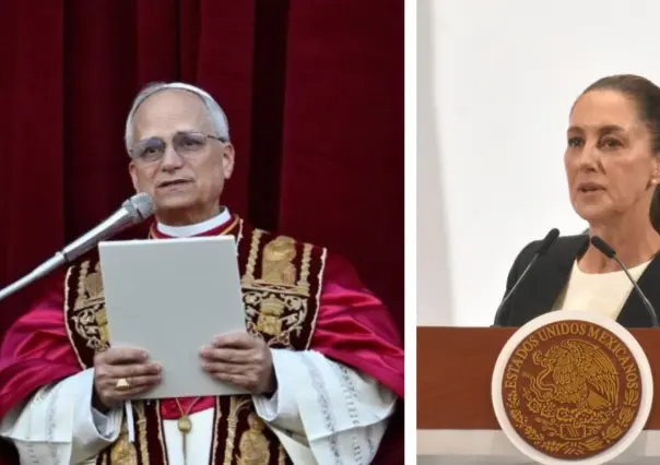 Claudia Sheinbaum felicita al Papa León XIV por su nombramiento