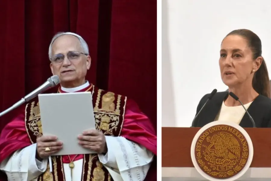 Claudia Sheinbaum felicita al Papa León XIV por su nombramiento