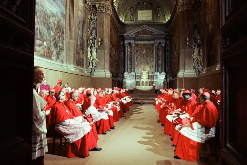 Los cardenales reunidos en Roma para el cónclave de 1978, donde se eligió a Karol Wojtyla, el Papa Juan Pablo II. Foto: Vatican News