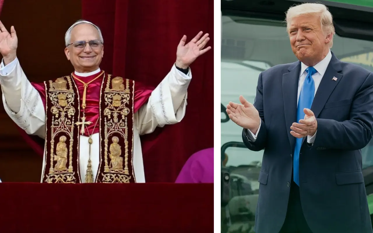 Papa León XIV y Donald Trump. Foto: X (@VaticanNews) / (@WhiteHouse)