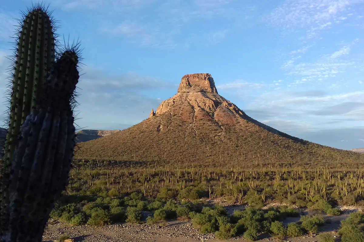 El Pilón de La Purísima y San Isidro, municipio de Comondú. Foto: Modesto Peralta Delgado.