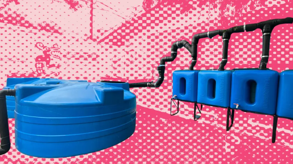Instalan sistema de captación de agua en escuela de Guadalupe